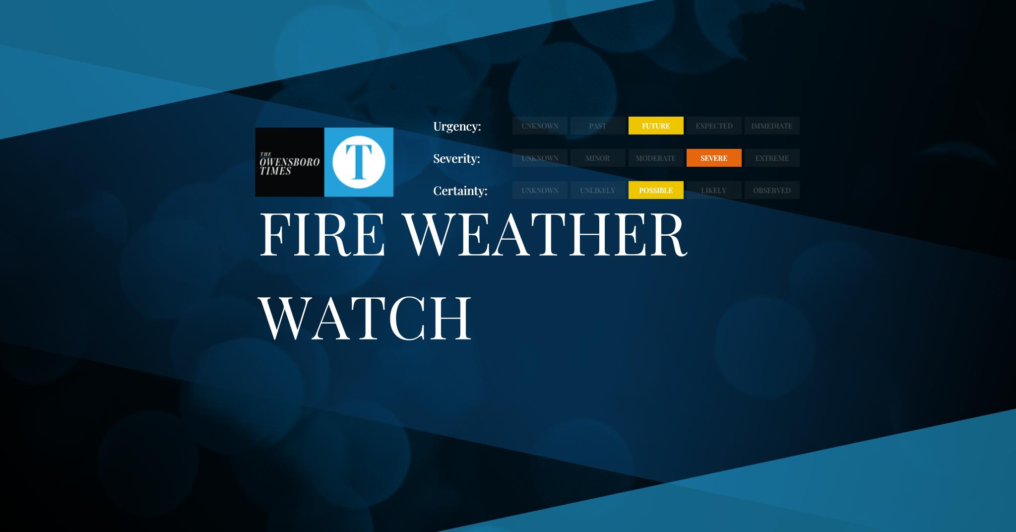 Fire Weather Watch