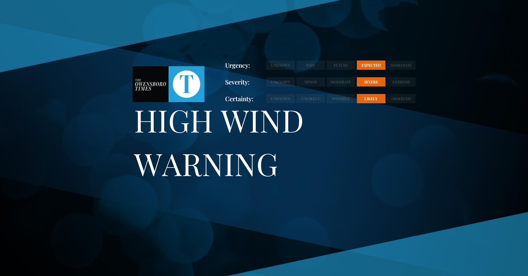 High Wind Warning