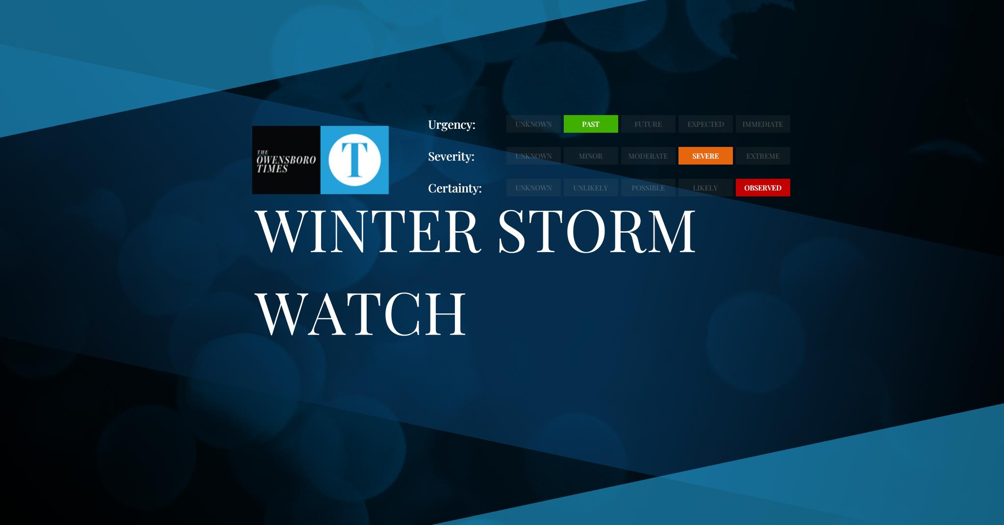Winter Storm Watch