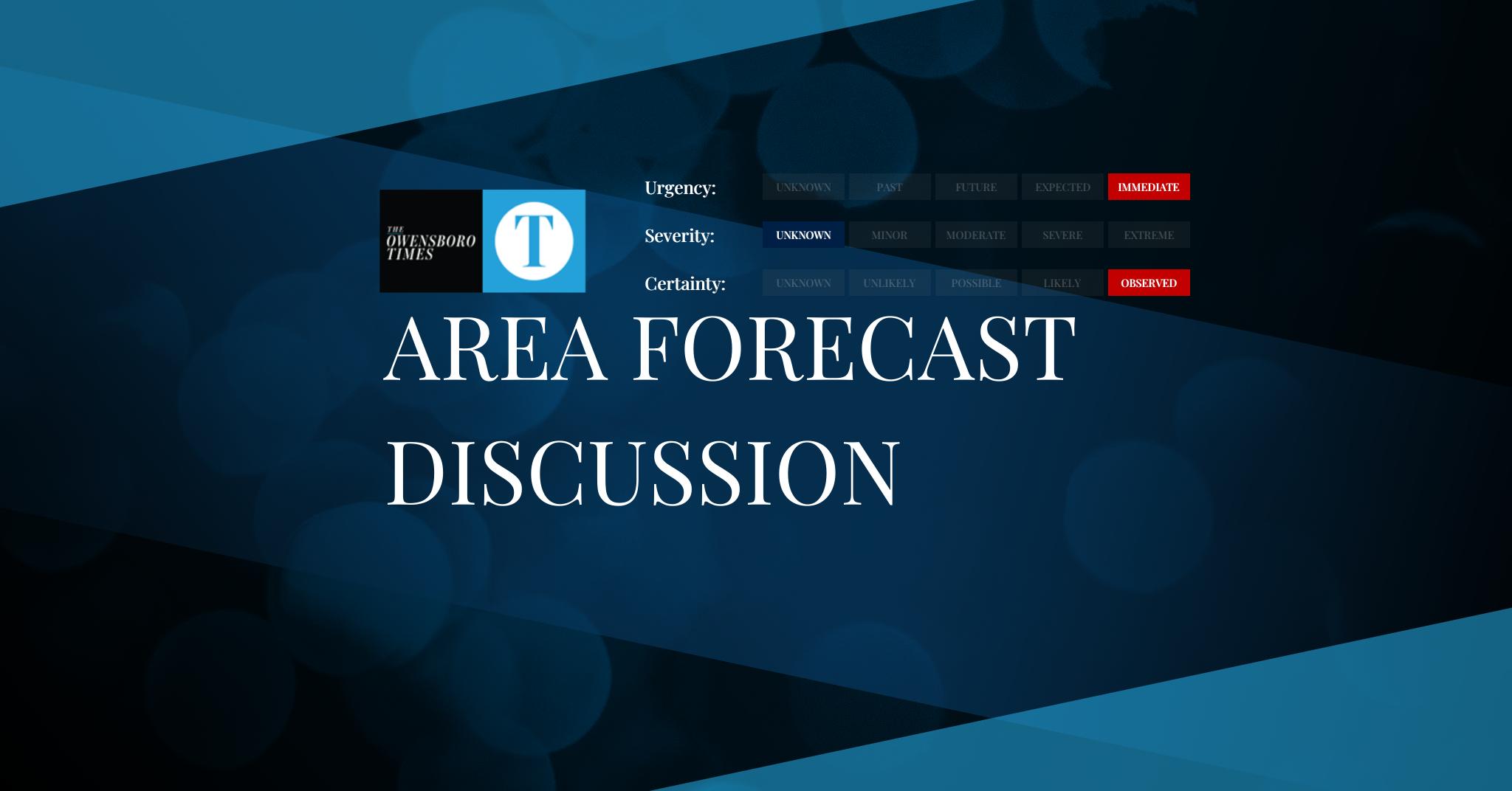 Area Forecast Discussion