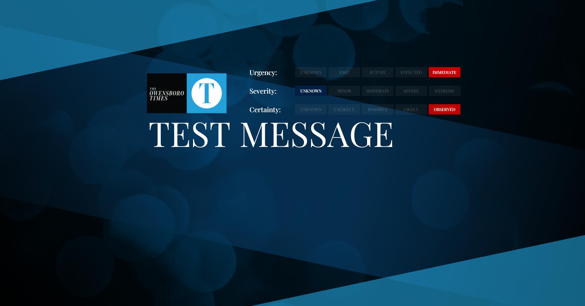 Test Message